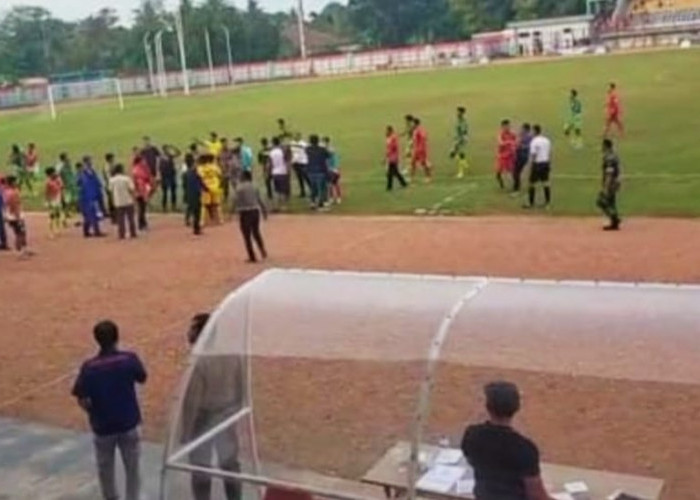 Liga 3 Zona Sumsel: Laga Bhayangkara Swj FC Vs Bumara FC Diwarnai Kericuhan
