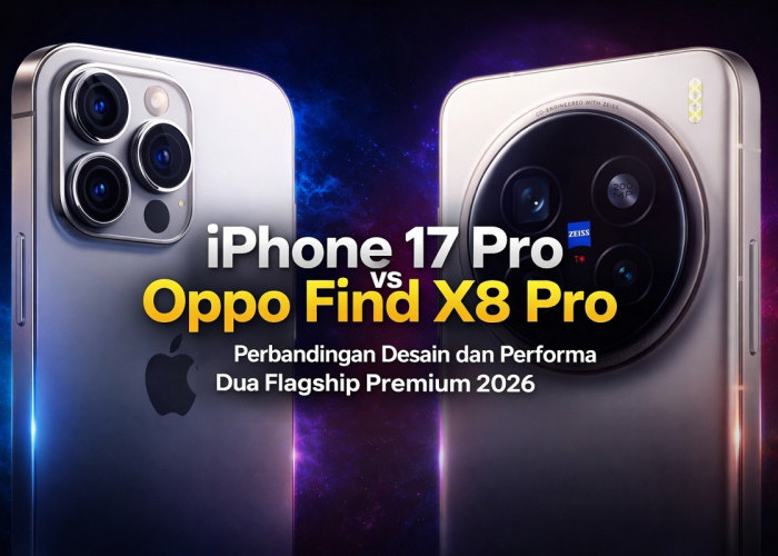 iPhone 17 Pro vs Oppo Find X8 Pro: Perbandingan Desain dan Performa Dua Flagship Premium 2026