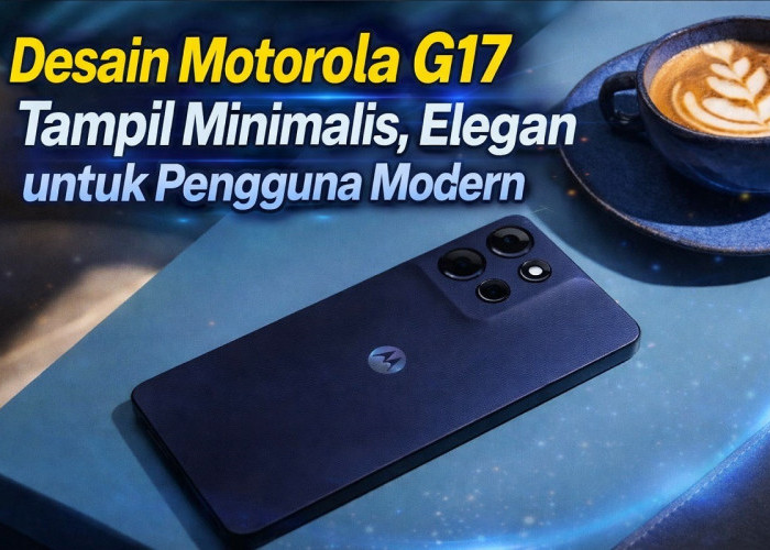 Desain Motorola G17 Tampil Minimalis, Elegan untuk Pengguna Modern