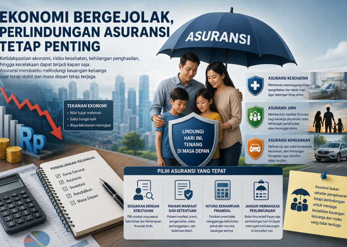 Ekonomi Bergejolak, Perlindungan Asuransi Tetap Penting