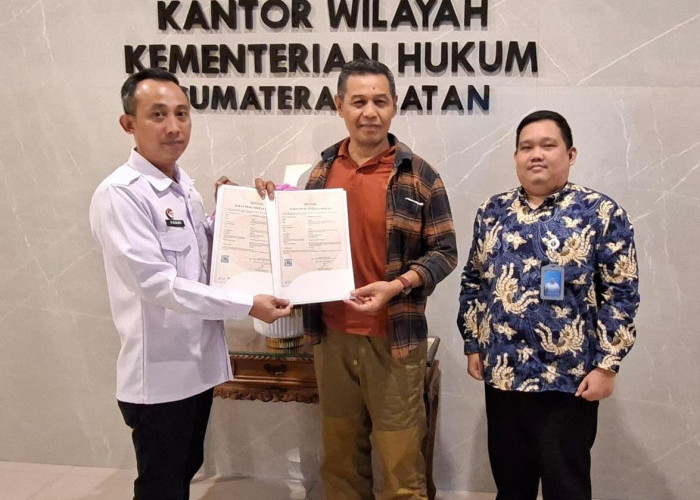Hanya 10 Menit, Kanwil Kemenkum Sumsel Catat Hak Cipta Lagu Karya Seniman Lokal