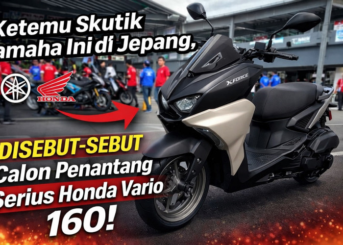 Ketemu Skutik Yamaha Ini di Jepang, Disebut-sebut Calon Penantang Serius Honda Vario 160!