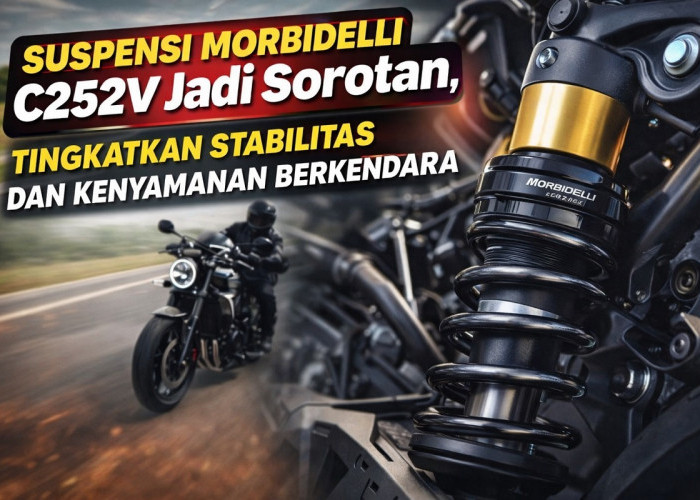 Suspensi Morbidelli C252V Jadi Sorotan, Tingkatkan Stabilitas dan Kenyamanan Berkendara