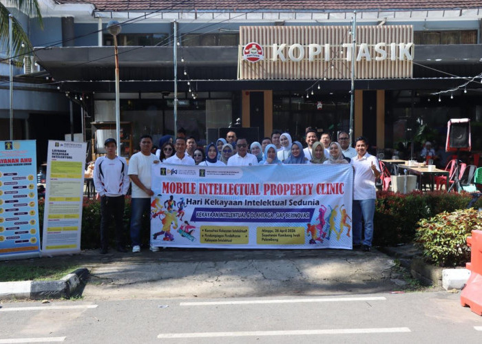 Semarak Hari KI Sedunia, Kanwil Kemenkum Sumsel Hadir di CFD Beri Edukasi