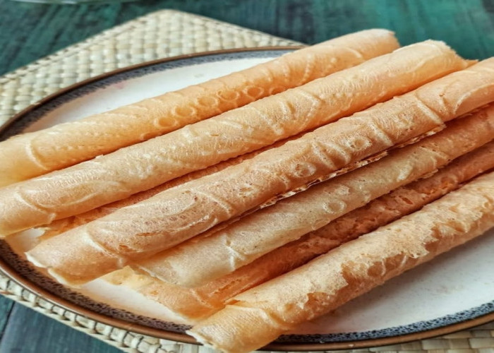 Kue Semprong Camilan Tradisional Palembang yang Manis, Renyah dan Garing