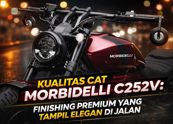 Kualitas Cat Morbidelli C252V: Finishing Premium yang Tampil Elegan di Jalan
