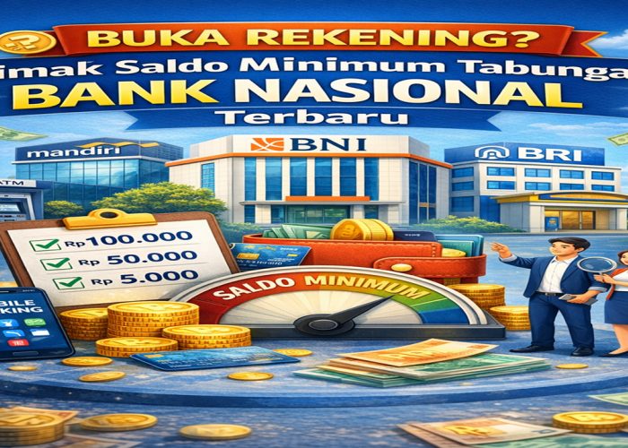 Buka Rekening? Simak Saldo Minimum Tabungan Bank Nasional Terbaru