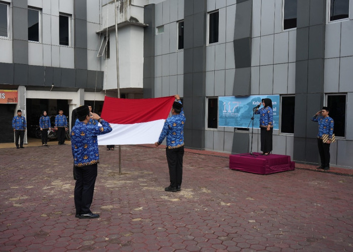 Semangat Hari Kebangkitan Nasional ke-117 di Kanwil Kemenkum Sumsel, Bangkit Bersama Wujudkan Indonesia Kuat