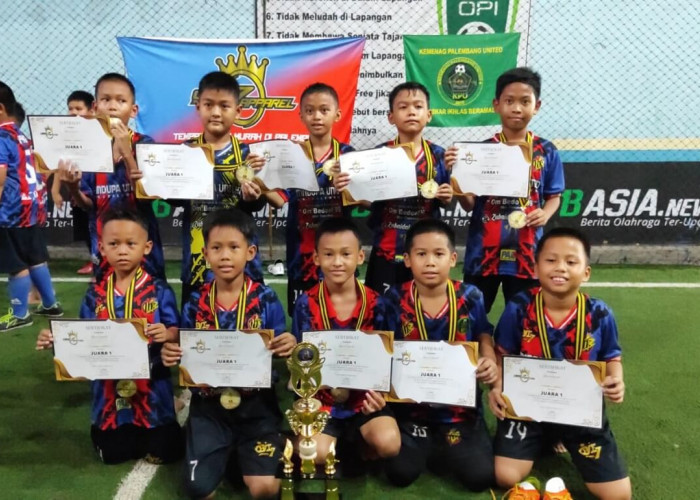 Madrasah Ibtidaiyah Negeri 2 Palembang Optimis Menang dan Juara Turnamen Futsal Junior Obie 7 Sport