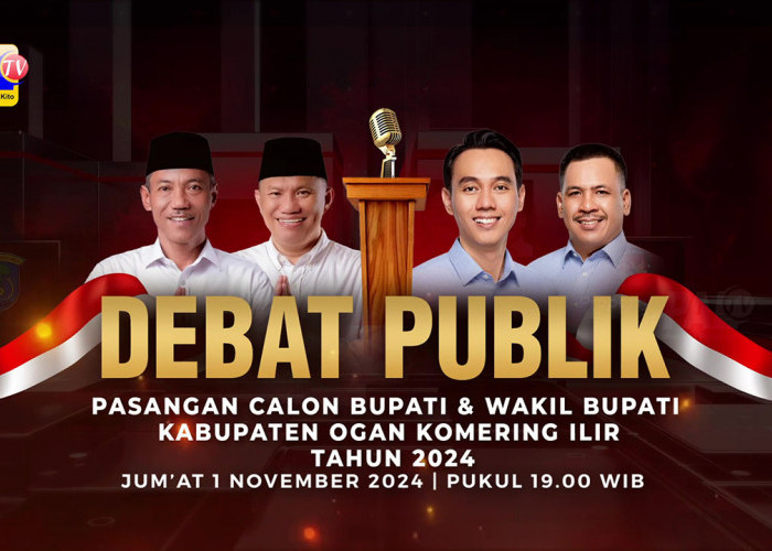 Malam Ini, 2 Paslon Bupati-Wakil Bupati OKI Ikuti Debat Publik Perdana Pilkada