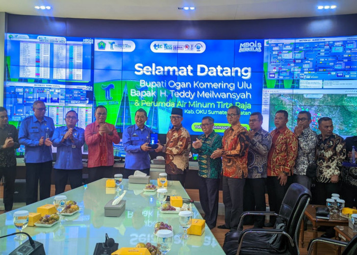 Tingkatkan Pelayanan, Bupati OKU bersama  Perumda Tirta Raja Studi Tiru ke Perumda Tugu Tirta Kota Malang