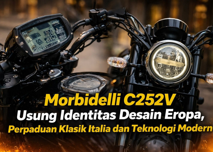 Morbidelli C252V Usung Identitas Desain Eropa, Perpaduan Klasik Italia dan Teknologi Modern