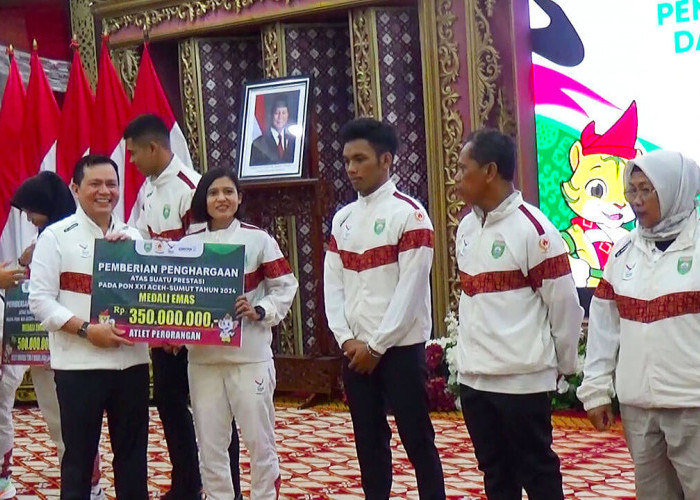 Bonus Atlet Sumsel Peraih Medali PON XXI Aceh-Sumut 2024 Cair, Total Rp2,345 Miliar