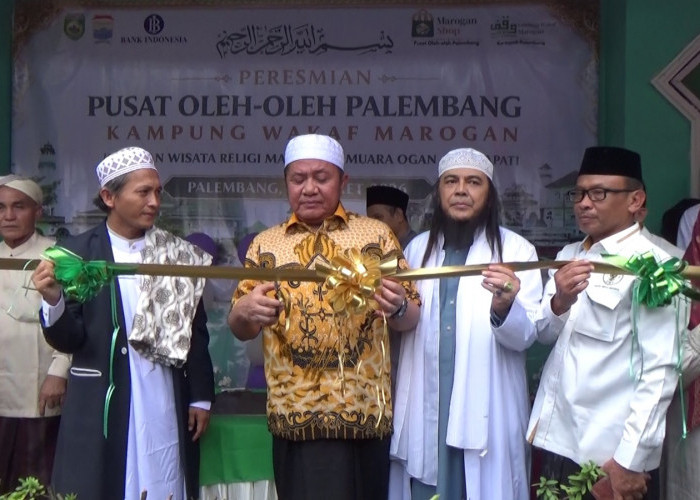 Soft Launching Pusat Oleh-Oleh Kampung Wakaf Marogan, Dorong Ekonomi Umat di Kawasan Wisata Religi