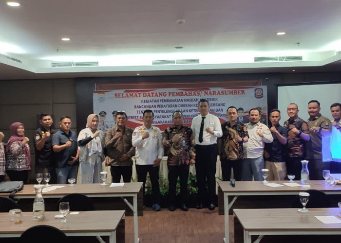 Sinergi Kemenkum Sumsel dan Pemkot Palembang Wujudkan Ranperda Ketertiban Umum Yang Berkualitas