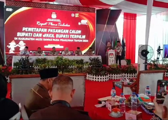 KPU Tetapkan Paslon Terpilih Bupati dan Wakil Bupati Musi Rawas 2025–2030 