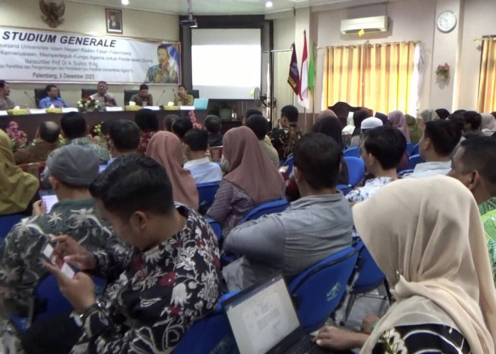 Kuliah Umum Pascasarjana UIN Raden Fatah Palembang, Prof Suyitno: Pentingnya Agama untuk Masalah Kemanusiaan