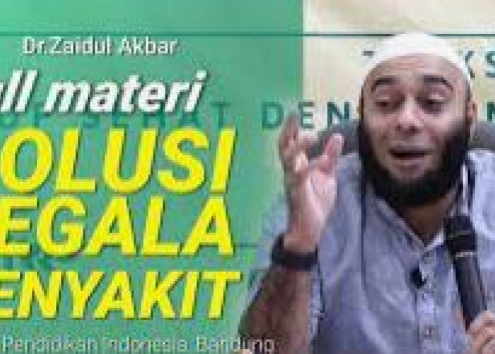 Ustadz dr Zaidul Akbar, Dokter Ahli Gizi Sekaligus Pencetus Jalan Sehat Rasulullah