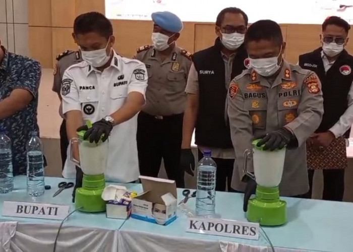 Selamatkan 20.000 Jiwa,  4,2 Kilogram Sabu Dimusnahkan dengan Cara Diblender