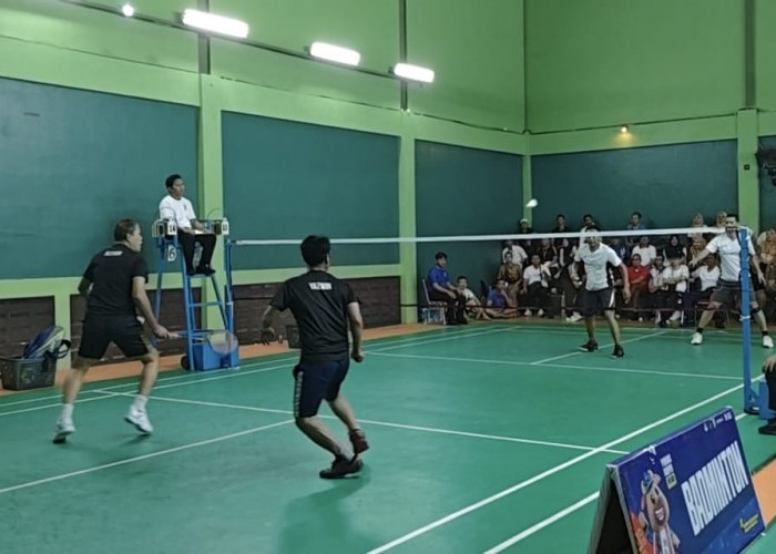 Tim Bulu Tangkis Sumsel Taklukkan DKI Jakarta, Lolos ke Delapan Besar Pornas Korpri XVII
