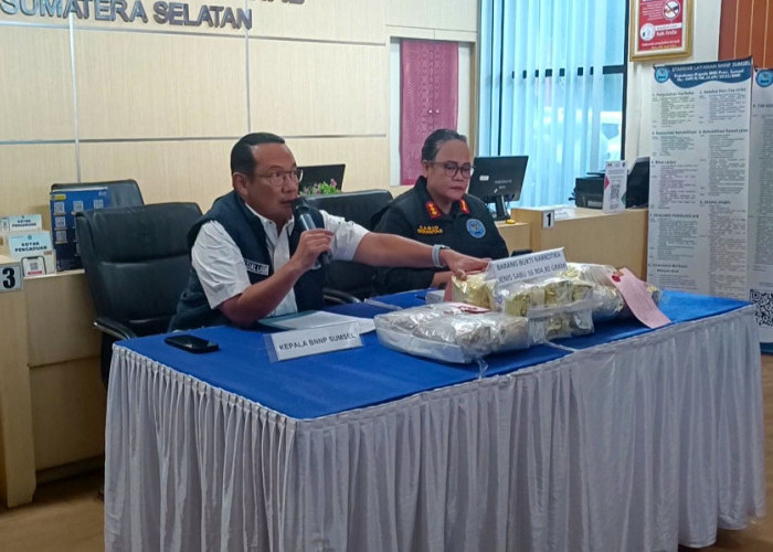 BNNP Sumsel Bongkar Jaringan Narkotika Internasional Malaysia-Palembang, 16,9 Kilogram Sabu Disita