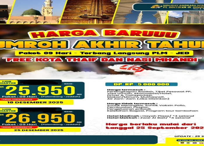 Umroh Akhir Tahun Bersama Holiday Angkasa Wisata, Hadirkan Paket Spesial Desember 2025