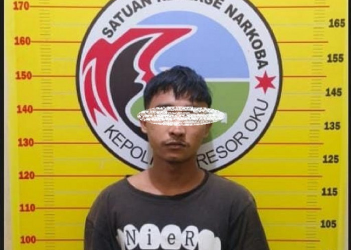 Simpan Sabu Dirumah, MSP Terpaksa Malam Mingguan di Polres OKU 
