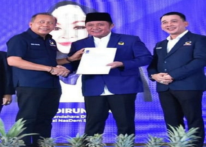 Kembali Terpilih Sebagai Ketua DPW Nasdem Sumsel, HD Akan Dilantik Surya Paloh