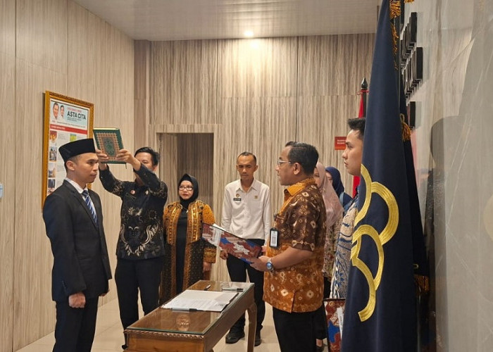 Kanwil Kemenkumham Sumsel Lantik Notaris Pengganti untuk Menjaga Kelancaran Layanan Kenotariatan