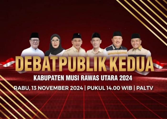 Debat Kedua Pilkada Muratara Siang Ini, Saksikan Langsung di PALTV!