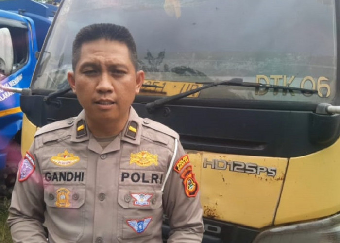 Truk Tabrak Lari Pemotor Hingga Tewas Di Ogan Ilir Berhasil Diamankan Satlantas