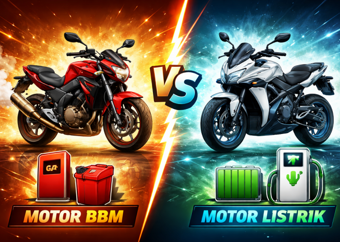 Motor BBM Mulai Tersaingi Motor Listrik, Era Baru Kendaraan Roda Dua di Indonesia
