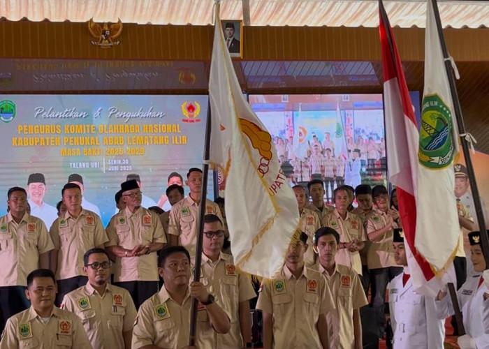 Firman Irpama Resmi Dilantik Jadi Ketua KONI PALI Periode 2025-2029