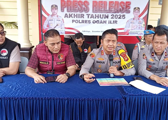 Pengungkapan Kasus Narkoba di Wilayah Hukum Polres Ogan Ilir Tahun 2025 Meningkat Signifikan