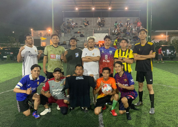 Kemenag Sumsel United Vs PALTV Jalani Laga Persahabatan Mini Soccer