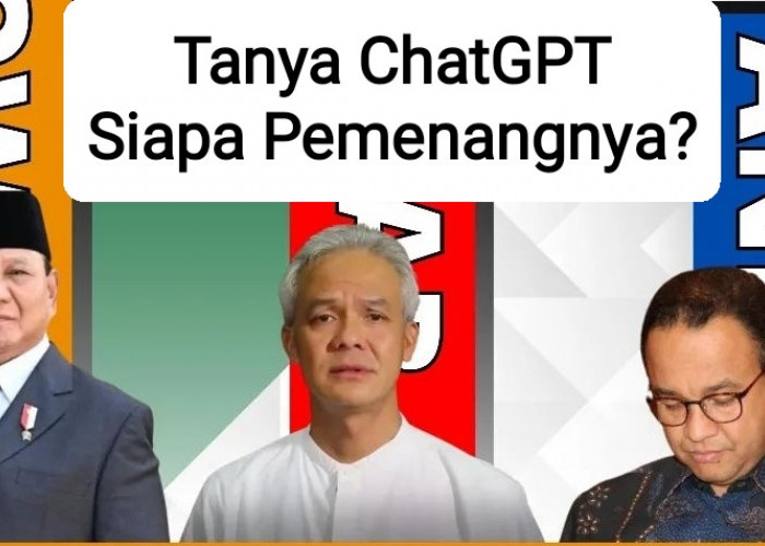 Kocak! Ditanya Siapa Pemenang Pemilu 2024 Antara Ganjar, Anies, Prabowo. Ini Jawaban ChatGPT dan Bard Google
