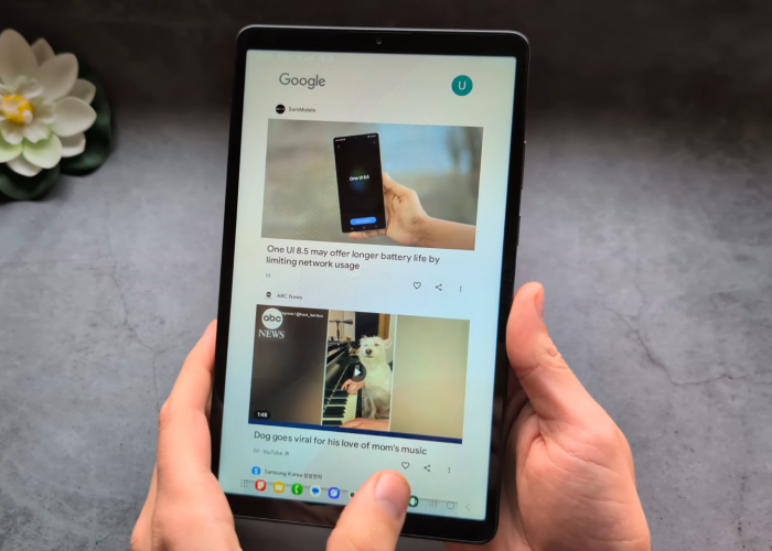 Galaxy Tab A1 Siap Manjakan Mata untuk Streaming
