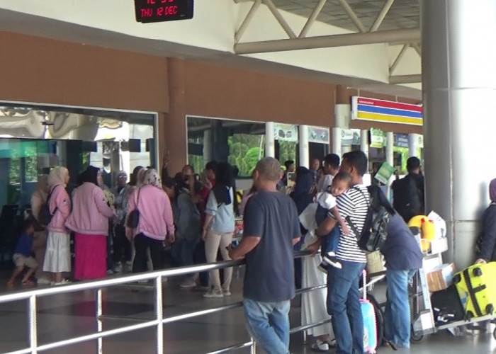 Jelang Libur Nataru 2025, Penumpang Bandara SMB II Diprediksi Meningkat