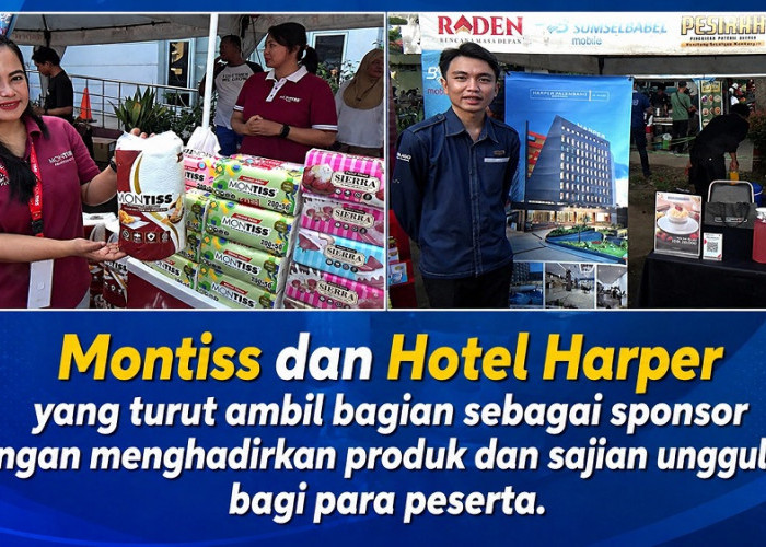 Montiss dan Hotel Harper Semarakkan Roadshow Jalan Sehat PALTV Seri 2 di Ilir Barat I