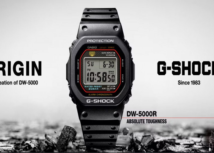 Casio Kembali Klasik:  Dw-5000R  Penghargaan Untuk Jam Tangan G-shock Pertama