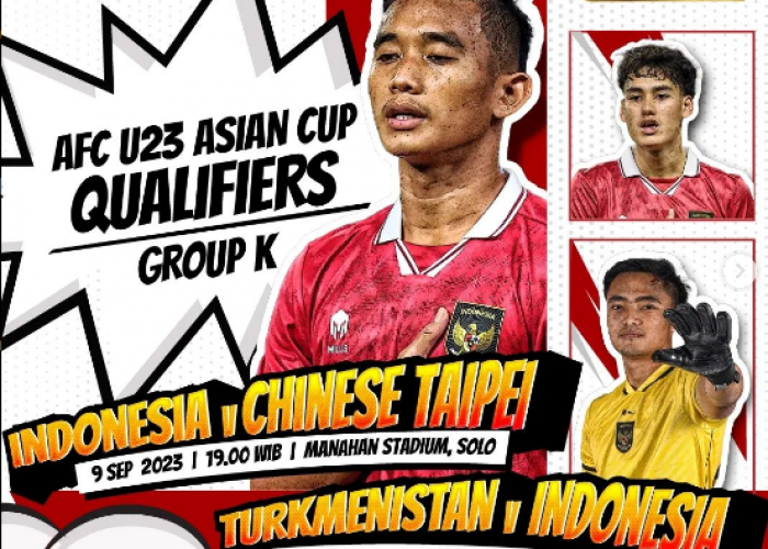 Garuda Muda Berhadapan dengan Chinese Taipei dalam Kualifikasi Piala Asia U-23 2024