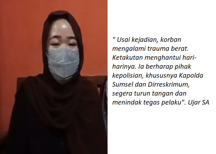 Dianiaya Mantan, SA Lapor Polda Sumsel