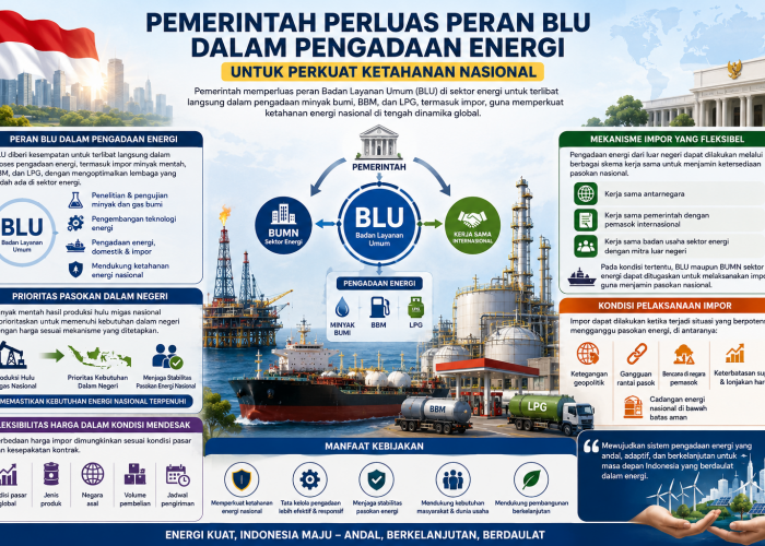 Pemerintah Perluas Peran BLU dalam Pengadaan Energi untuk Perkuat Ketahanan Nasional