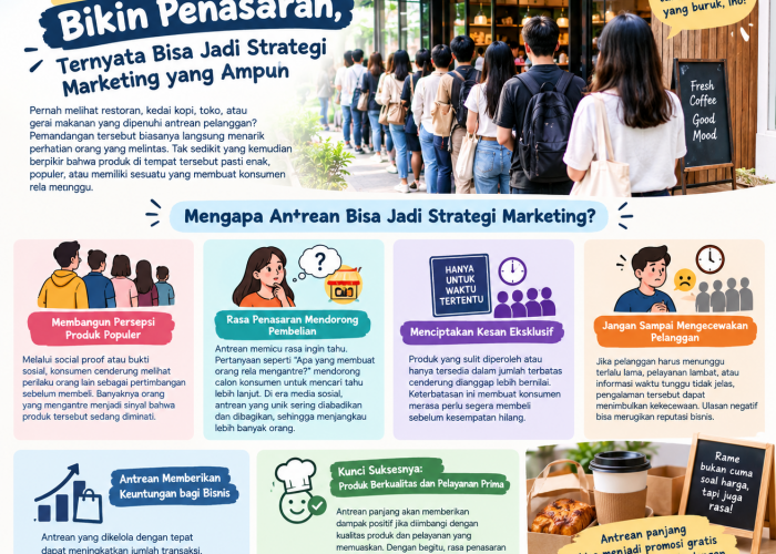 Antrean Panjang Bikin Penasaran, Ternyata Bisa Jadi Strategi Marketing yang Ampuh