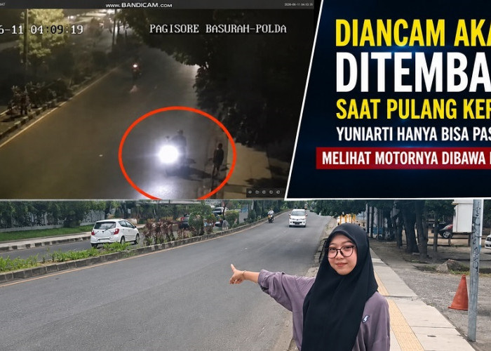 Pulang Kerja Dini Hari, Perempuan di Palembang Jadi Korban Begal Bersenjata Api