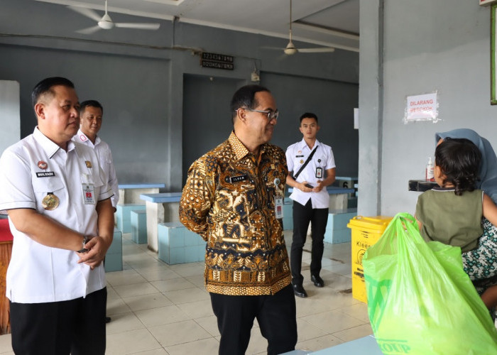 Tinjau Kunjungan di Rutan Palembang, Kakanwil Kemenkumham Sumsel Melakukan Inspeksi
