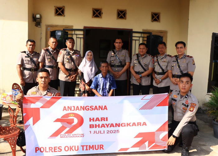 Polres OKU Timur Laksanakan Anjangsana Dalam Rangka Hari Bhayangkara ke 79
