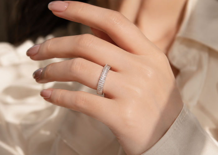 Cincin Nikah Pavé Band, Simbol Kilau Cinta dalam Setiap Detail Kecil