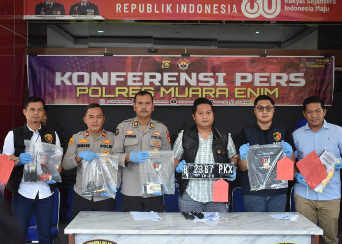Sempat Buron Lebih Satu Tahun Pelaku Pembunuhan di ringkus Satreskrim Polres Muara Enim 
