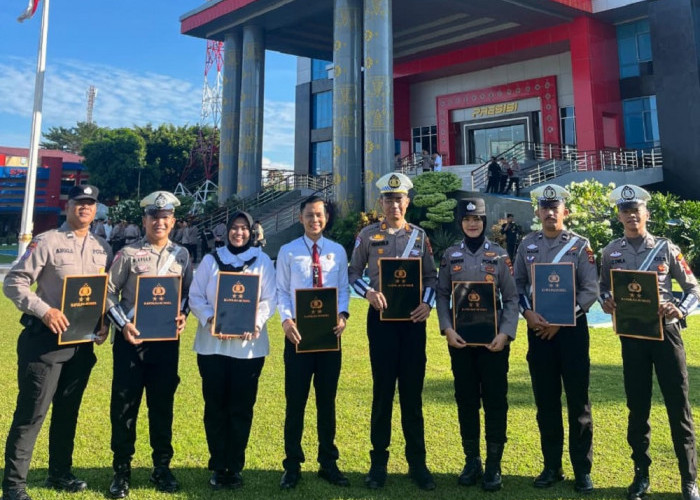 Dari Daerah ke Nasional, Prestasi Pocil Antarkan 7 Personel Satlantas Polres OKU Selatan Raih Penghargaan